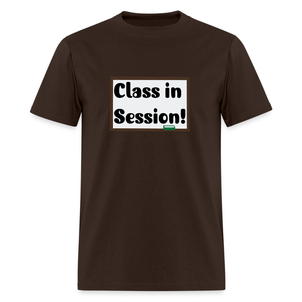 Class In Session T-shirt - brown