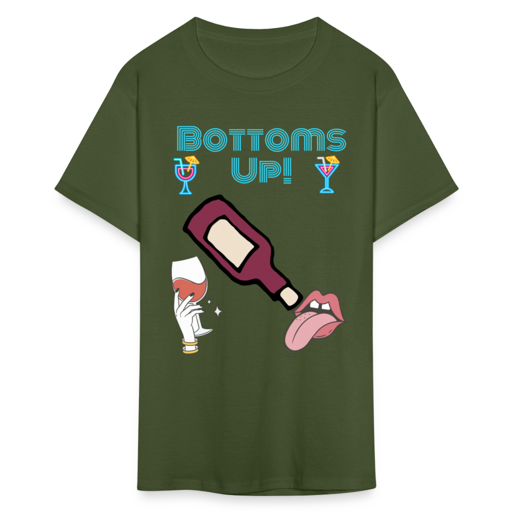Bottoms Up T-Shirt - military green