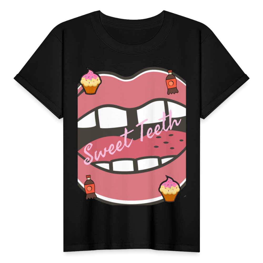 Sweet Teeth Youth T-Shirt - black