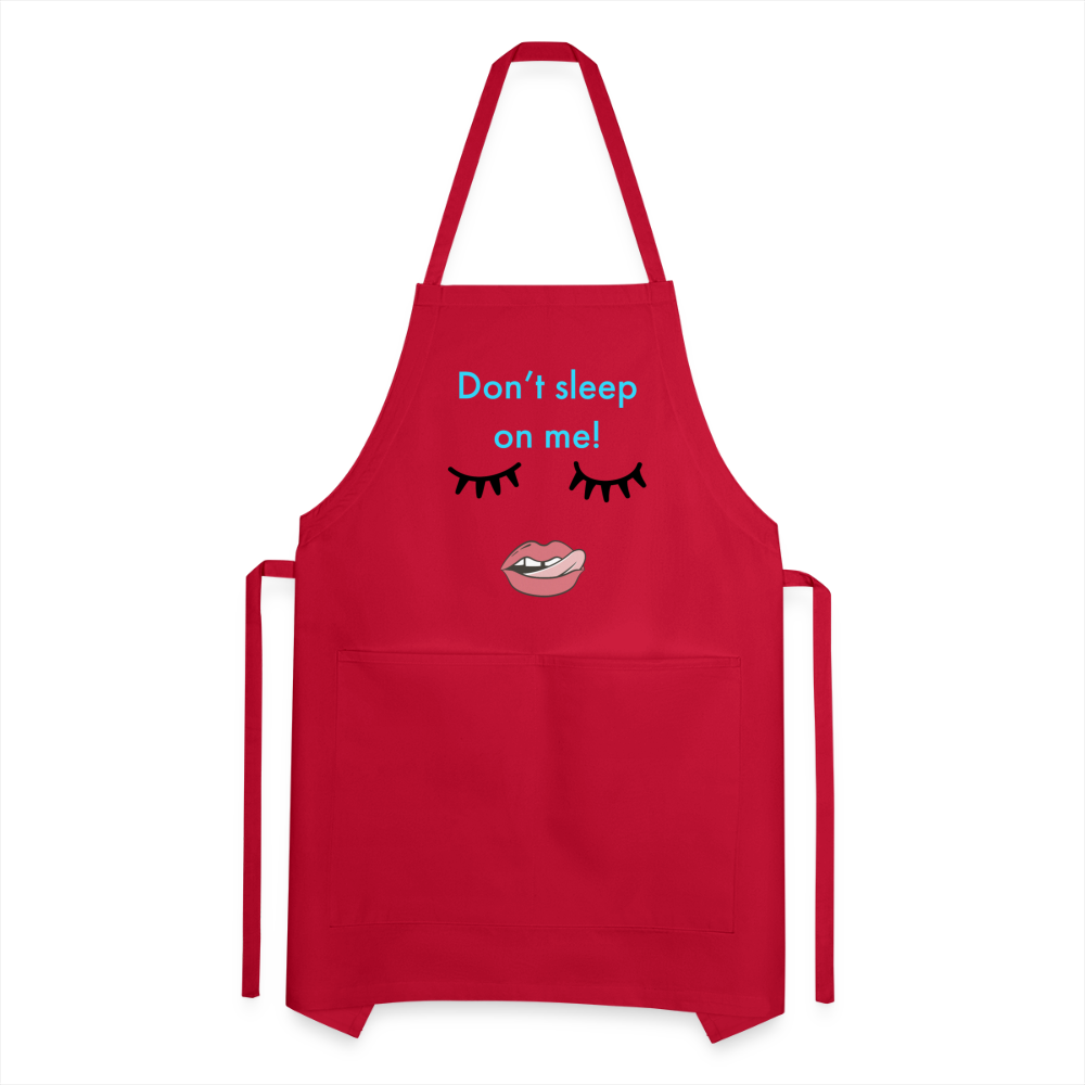Don't Sleep Adjustable Apron - red
