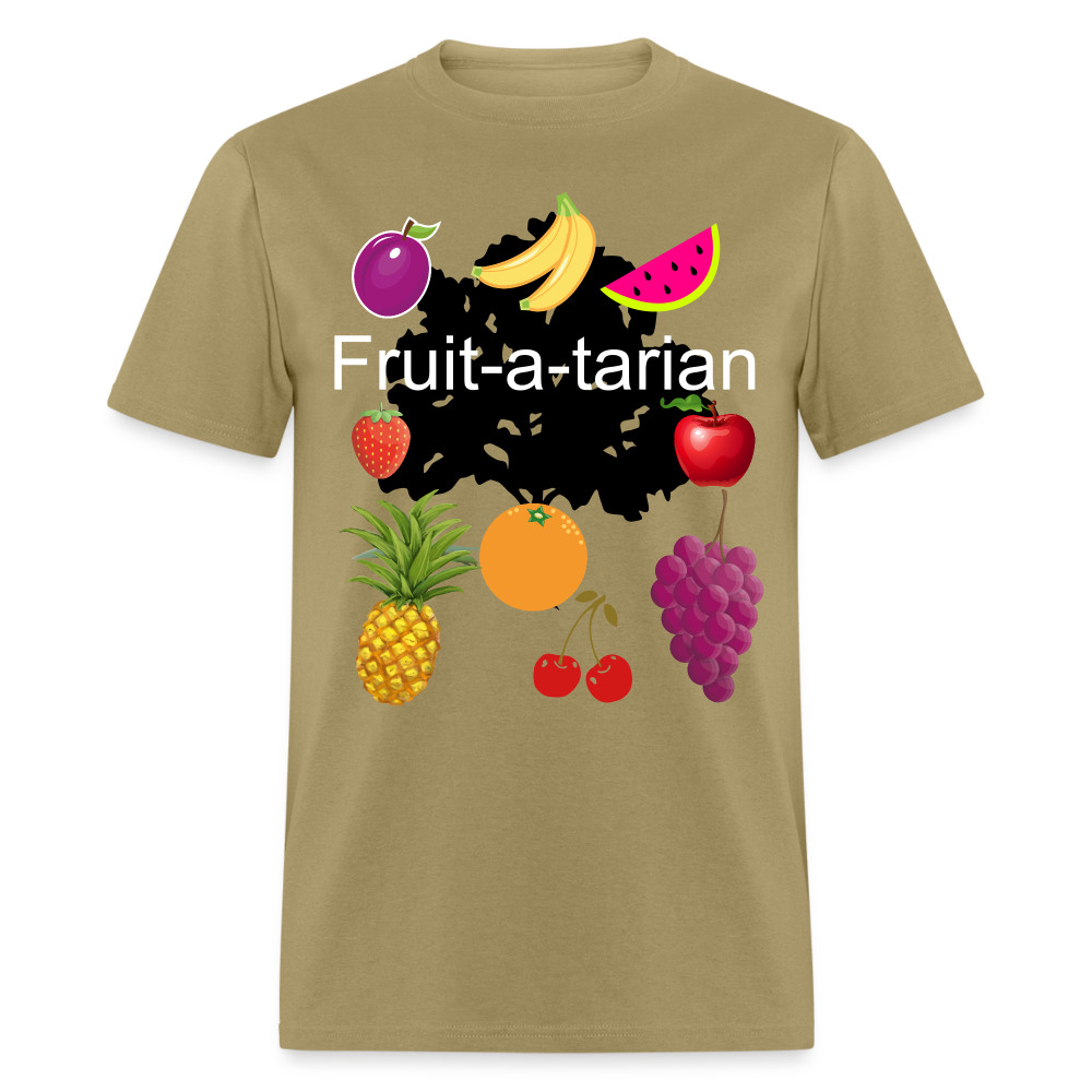 Fruit-a-tarian T-shirt - khaki