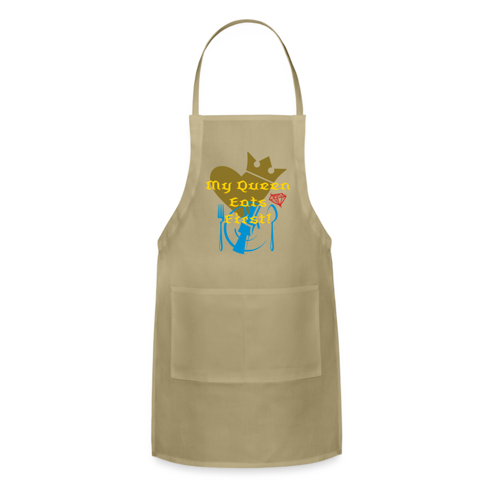 My Queen Adjustable Apron - khaki