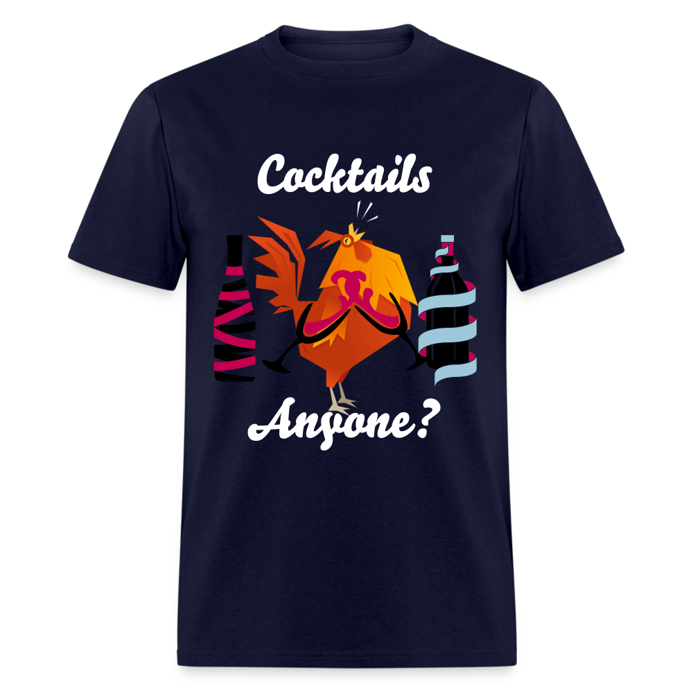 Cock Tails T-Shirt - navy