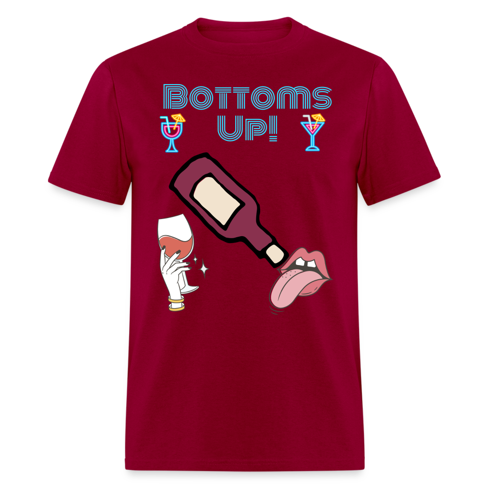 Bottoms Up T-Shirt - dark red