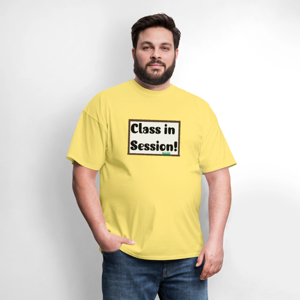 Class In Session T-shirt - cornsilk