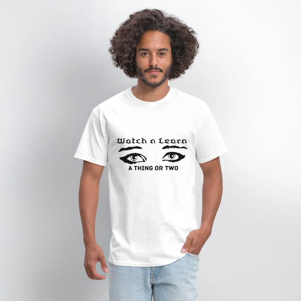 Watch n Learn T-shirt - white