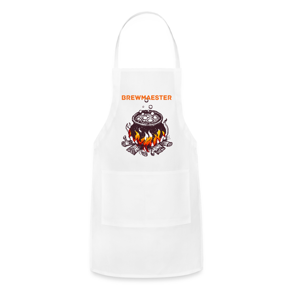 Brewmaester Adjustable Apron - white