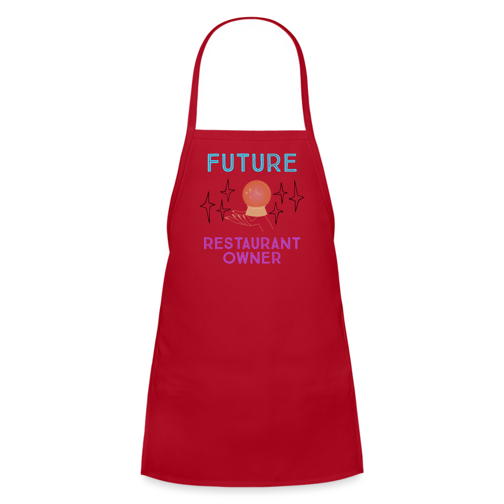 Future Owner Kids' Apron - red