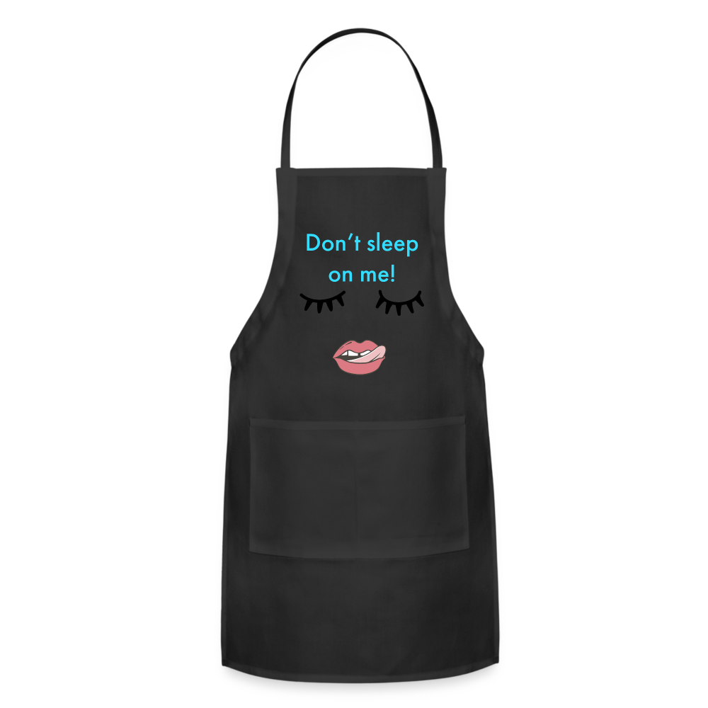 Don't Sleep Adjustable Apron - black