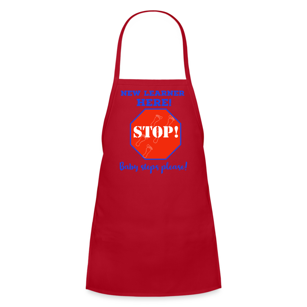 New Learners Kids' Apron - red
