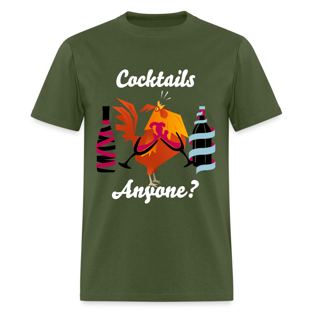 Cock Tails T-Shirt - military green
