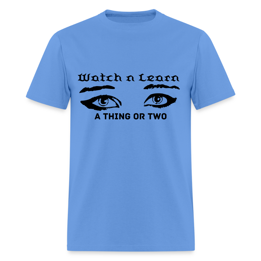 Watch n Learn T-shirt - carolina blue