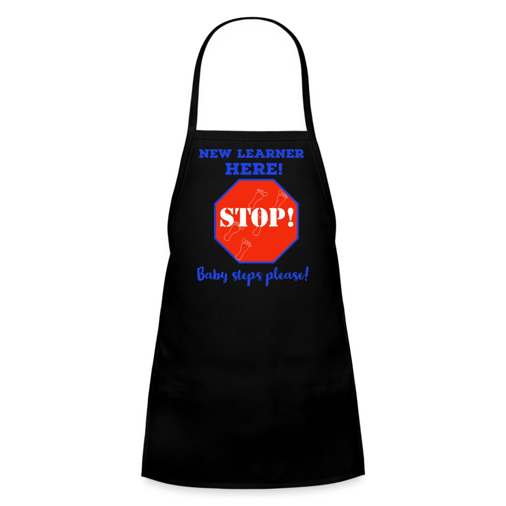 New Learners Kids' Apron - black