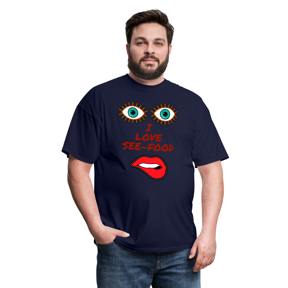 See-Food T-Shirt - navy