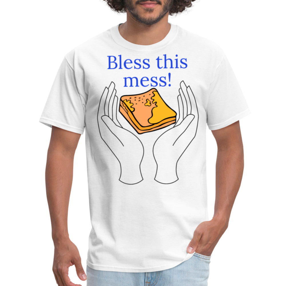 Bless This Mess T-Shirt - white