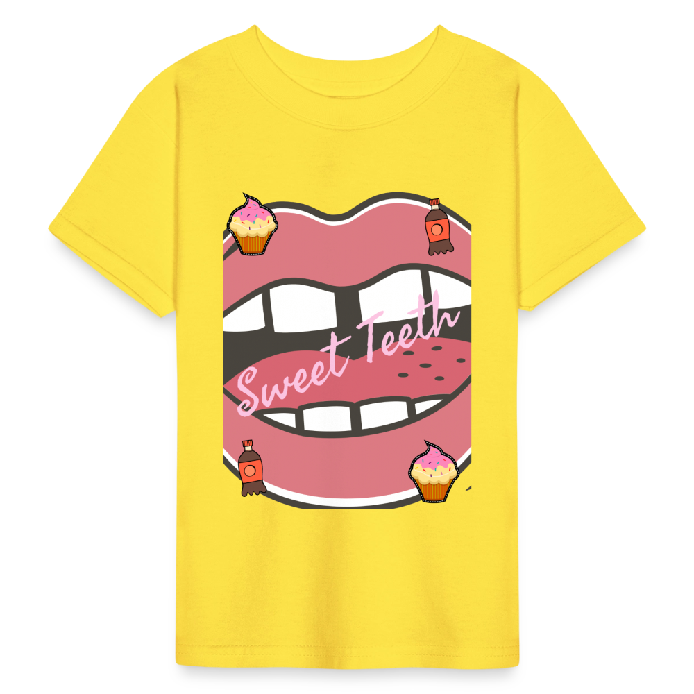 Sweet Teeth Youth T-Shirt - yellow