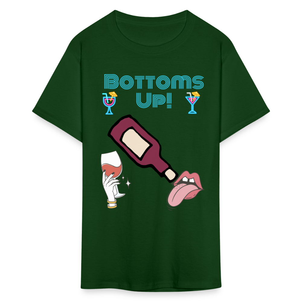 Bottoms Up T-Shirt - forest green