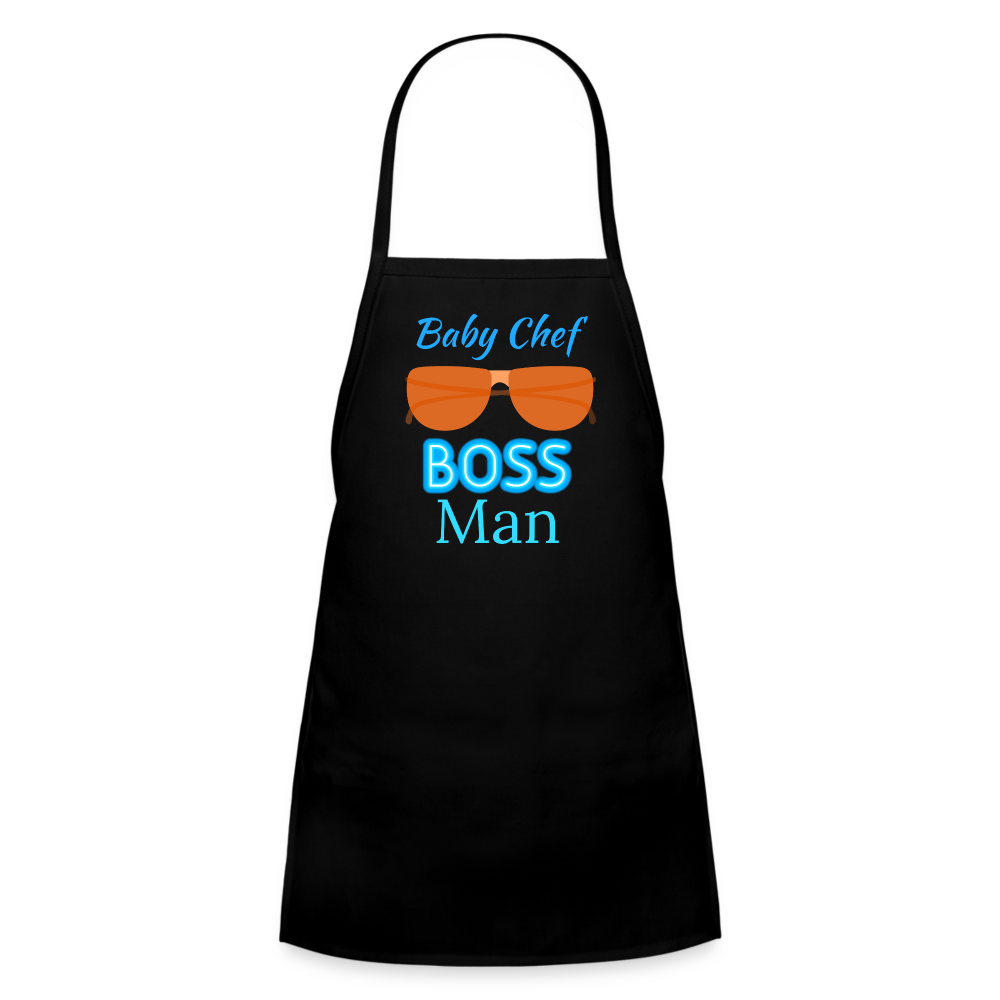 Baby Chef BM Kids' Apron - black