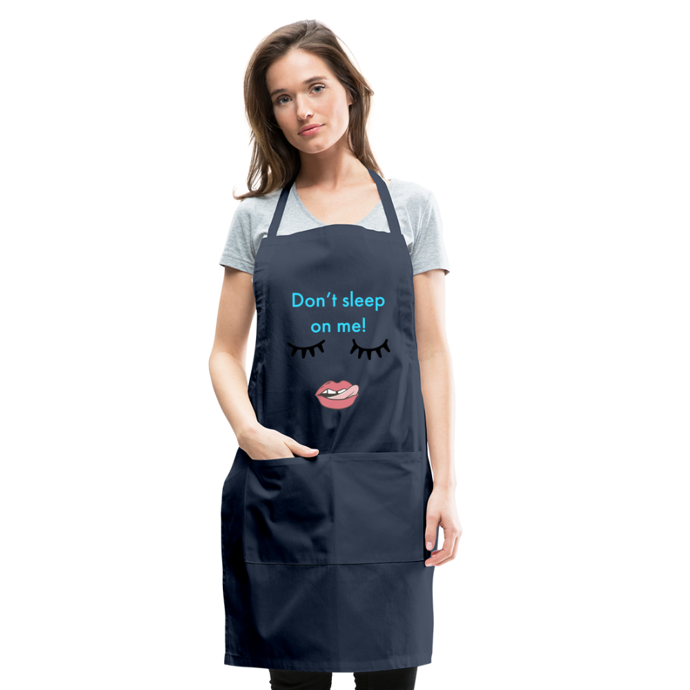 Don't Sleep Adjustable Apron - navy
