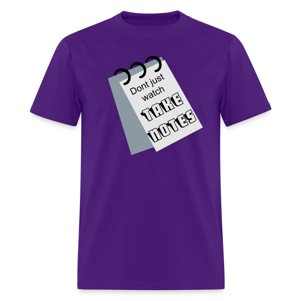 Take Notes T-shirt - purple