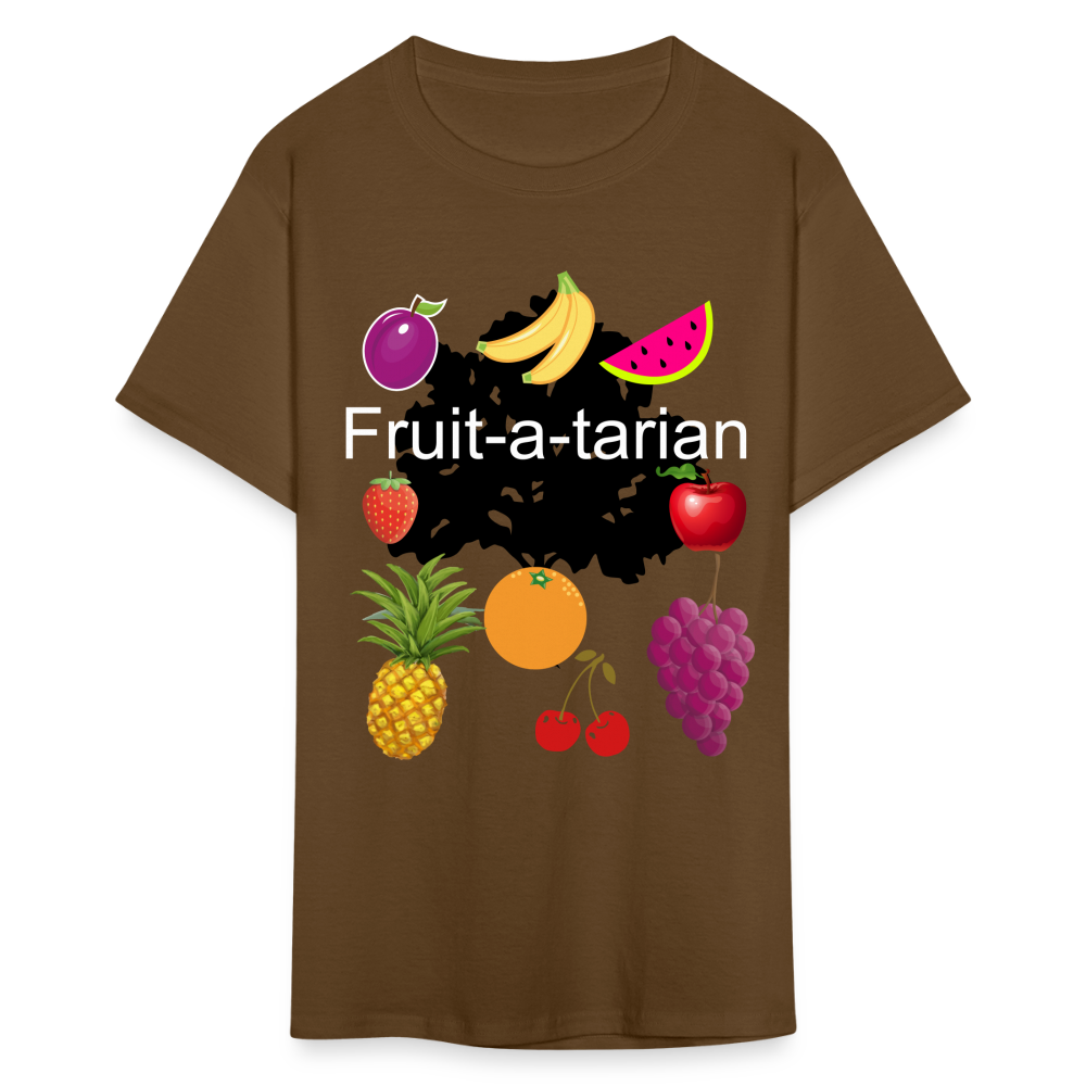 Fruit-a-tarian T-shirt - brown