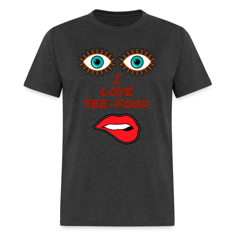 See-Food T-Shirt - heather black