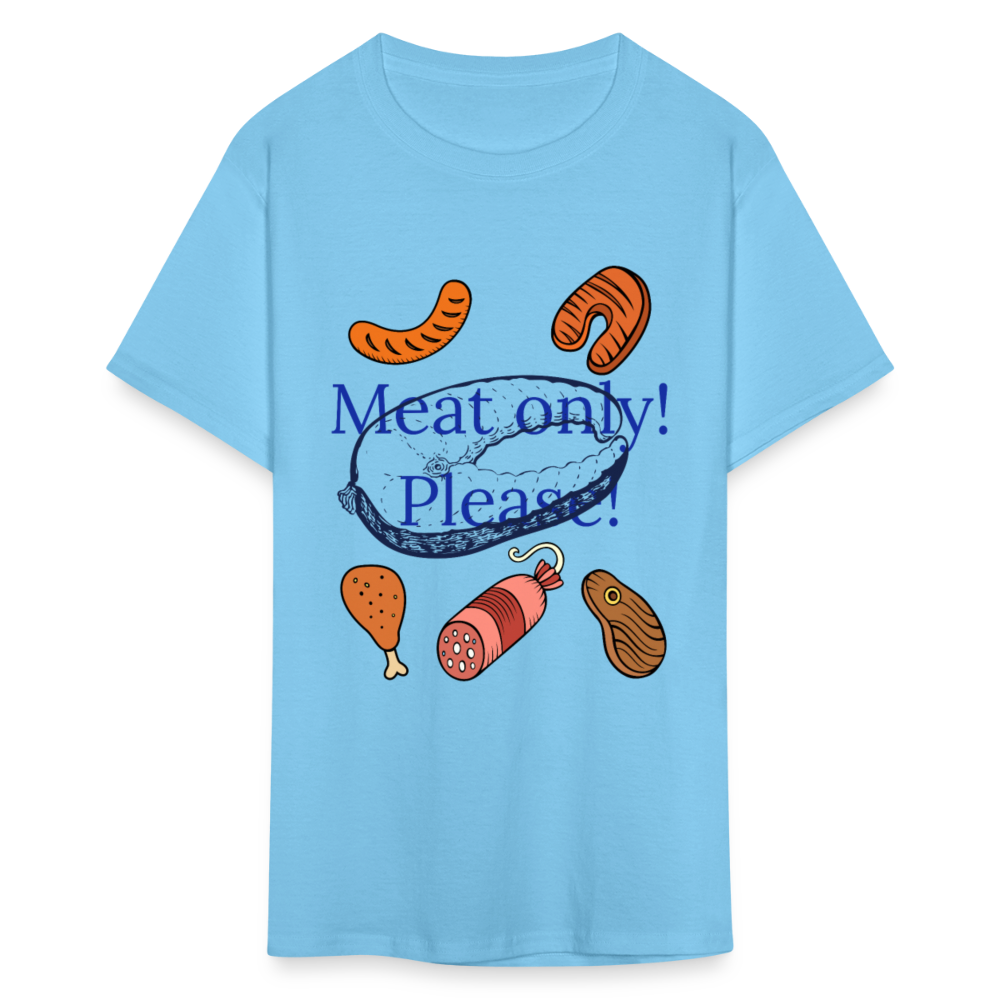 Meat Only! Unisex Classic T-Shirt - aquatic blue