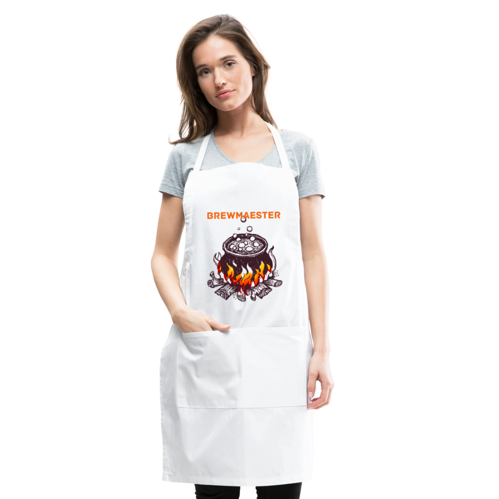 Brewmaester Adjustable Apron - white