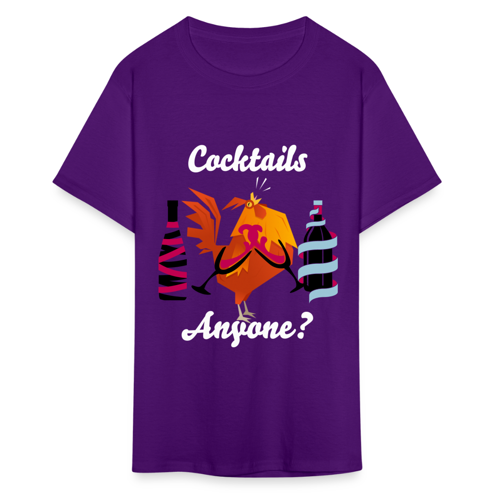Cock Tails T-Shirt - purple