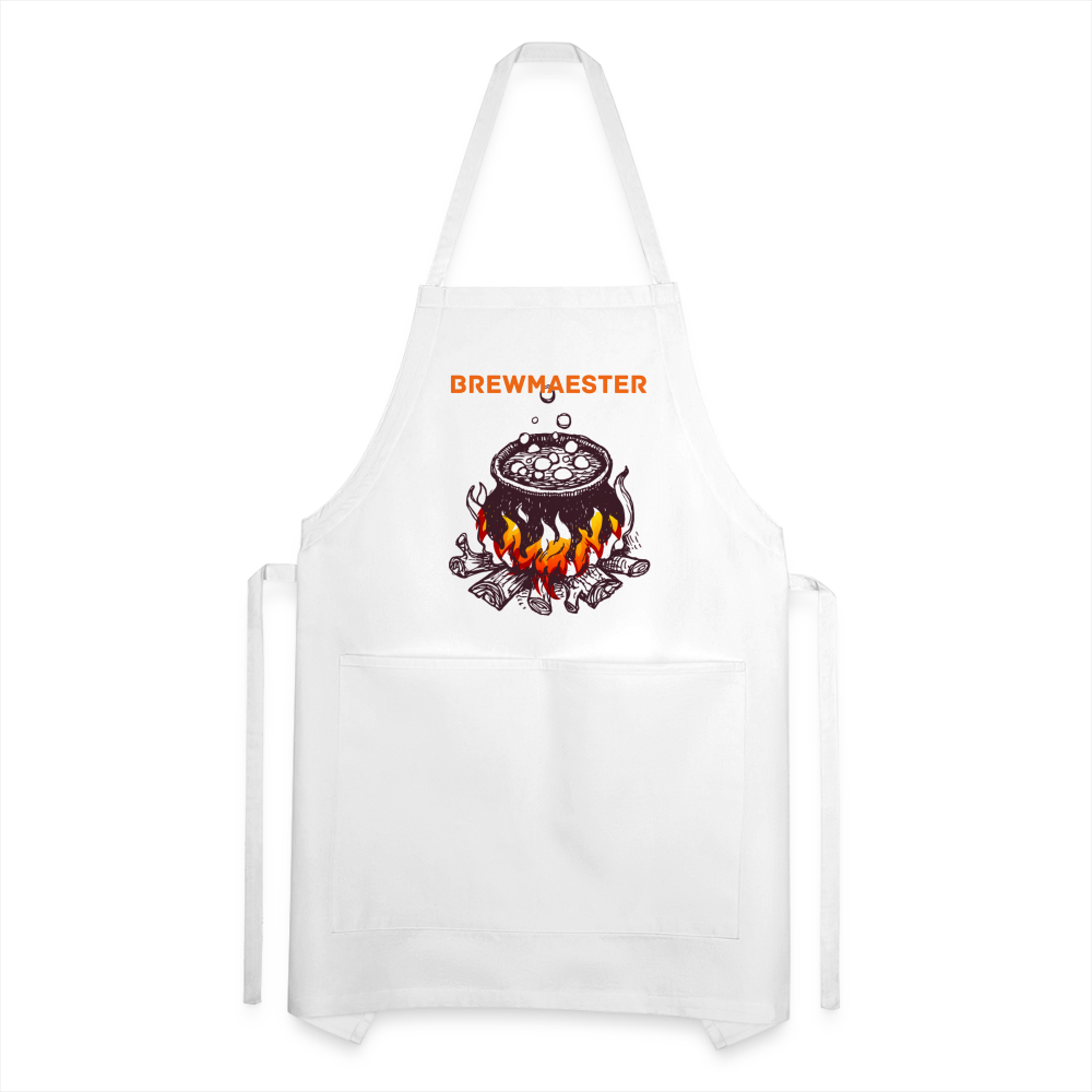 Brewmaester Adjustable Apron - white