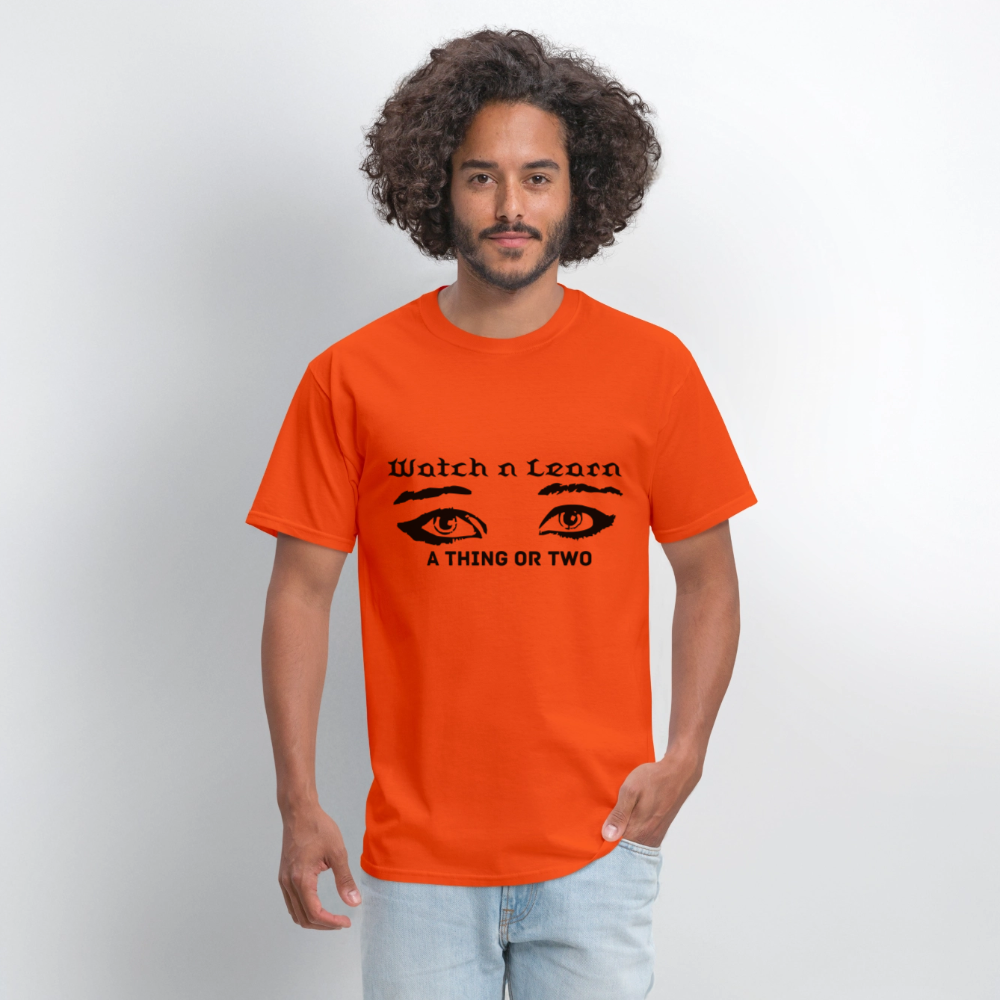 Watch n Learn T-shirt - orange