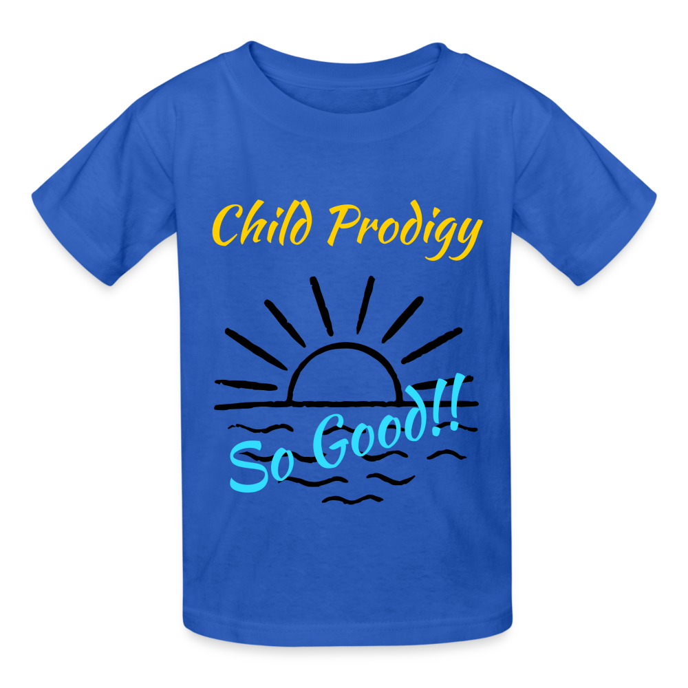 Child Prodigy Gildan Ultra Cotton Youth T-Shirt - royal blue