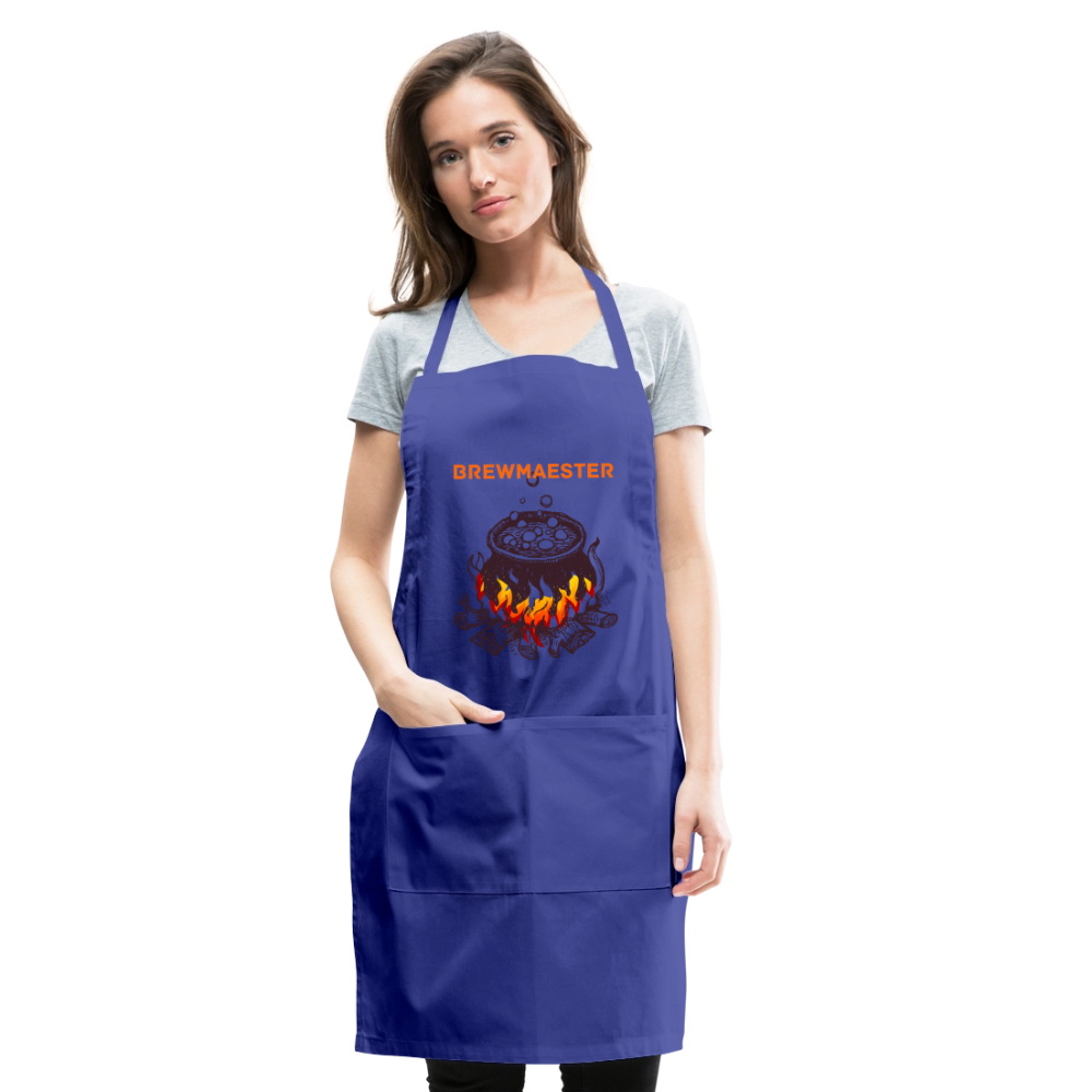 Brewmaester Adjustable Apron - royal blue