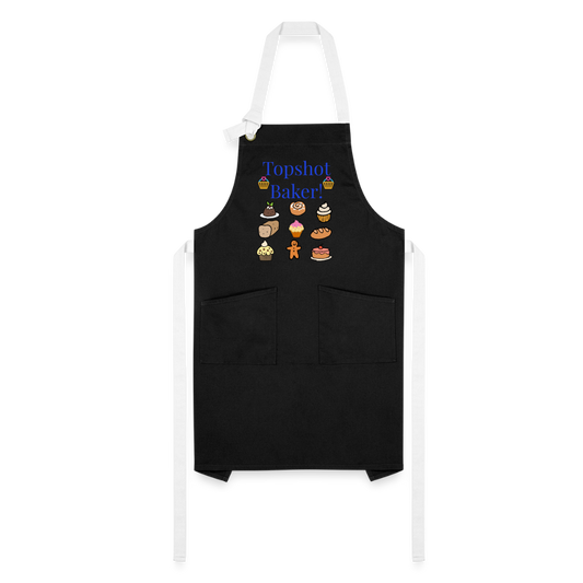 Topshot Baker Artisan Apron - black/white