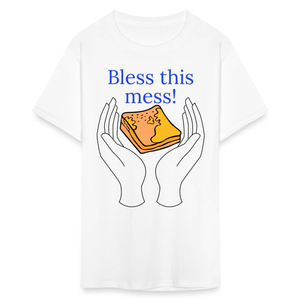 Bless This Mess T-Shirt - white