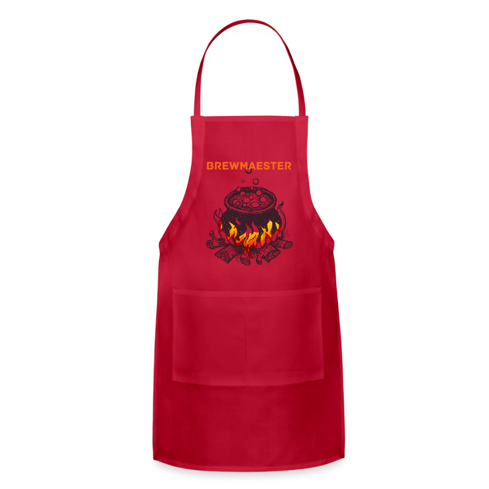 Brewmaester Adjustable Apron - red