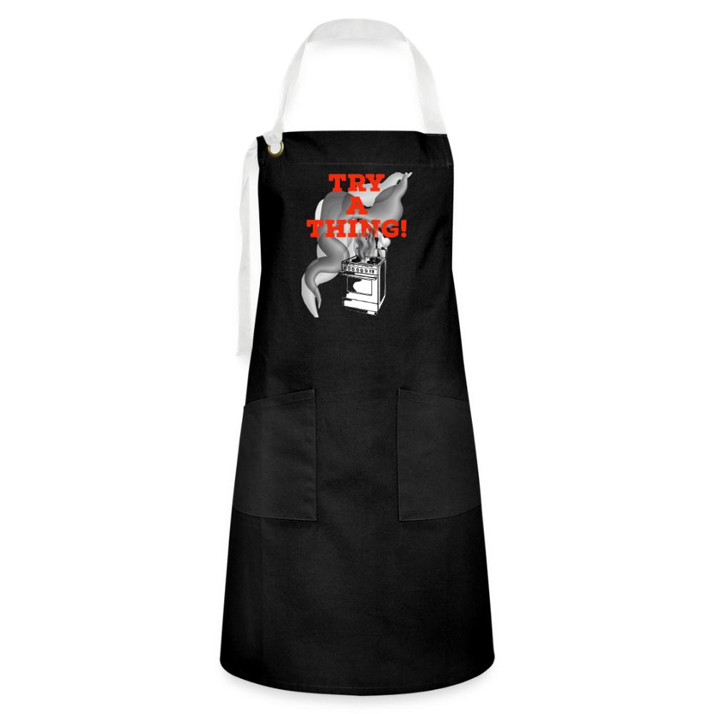 Try A Thing Artisan Apron - black/white