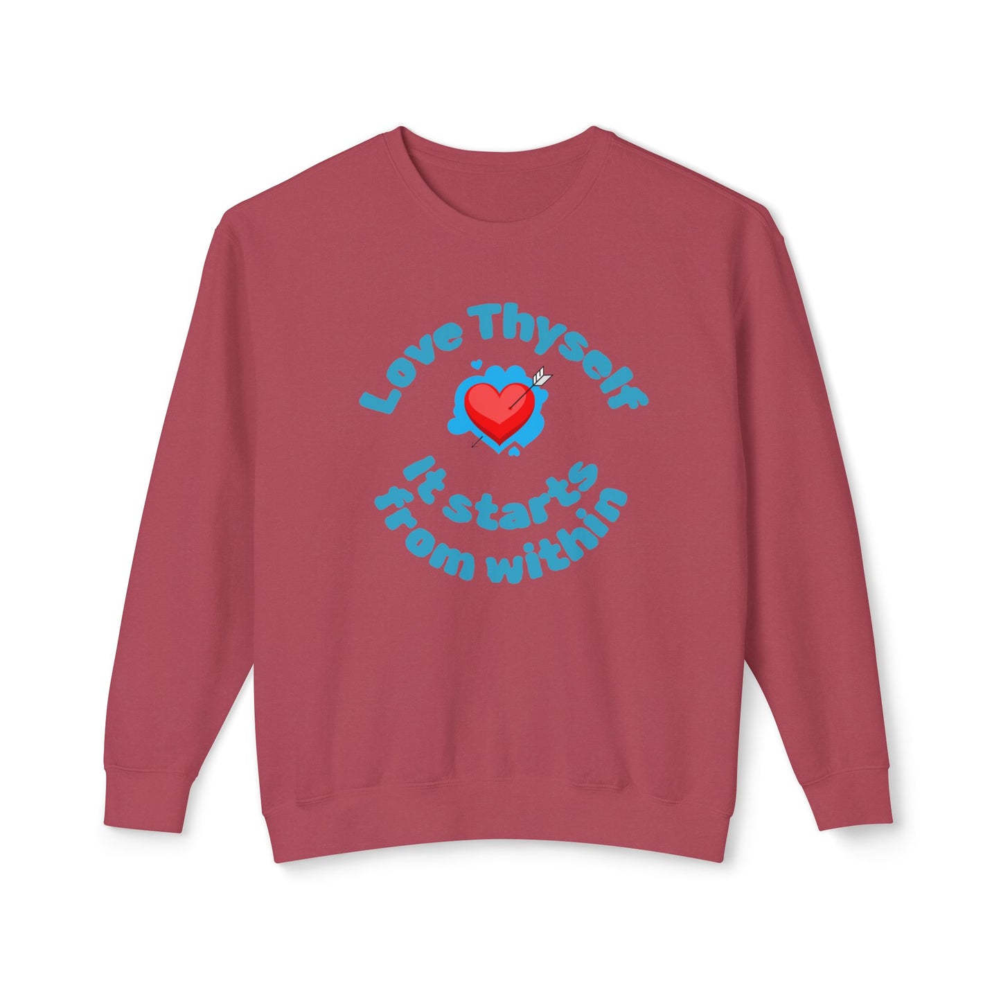Love Thyself Unisex Lightweight Sweatshirt