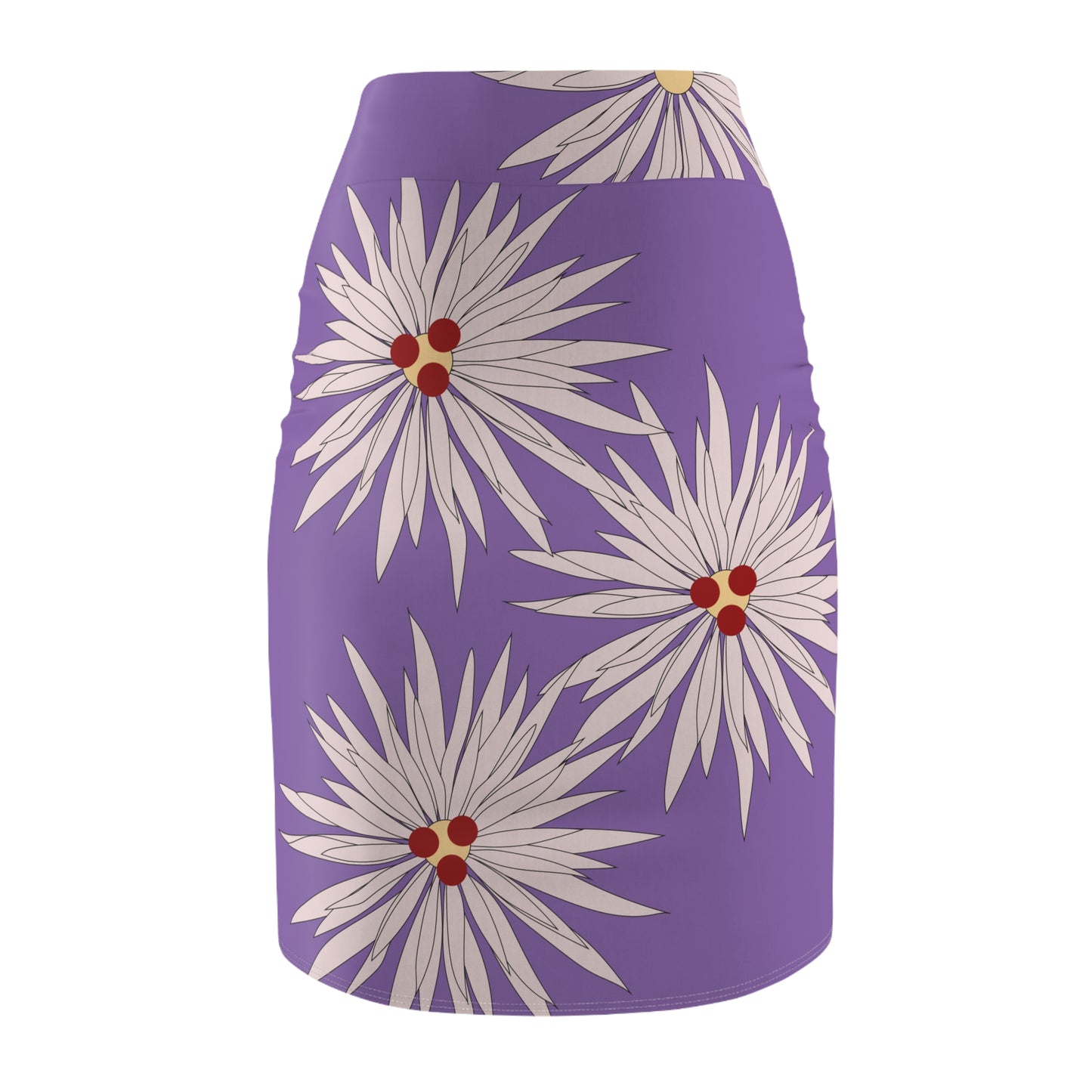 Floral Print Women's Pencil Skirt P