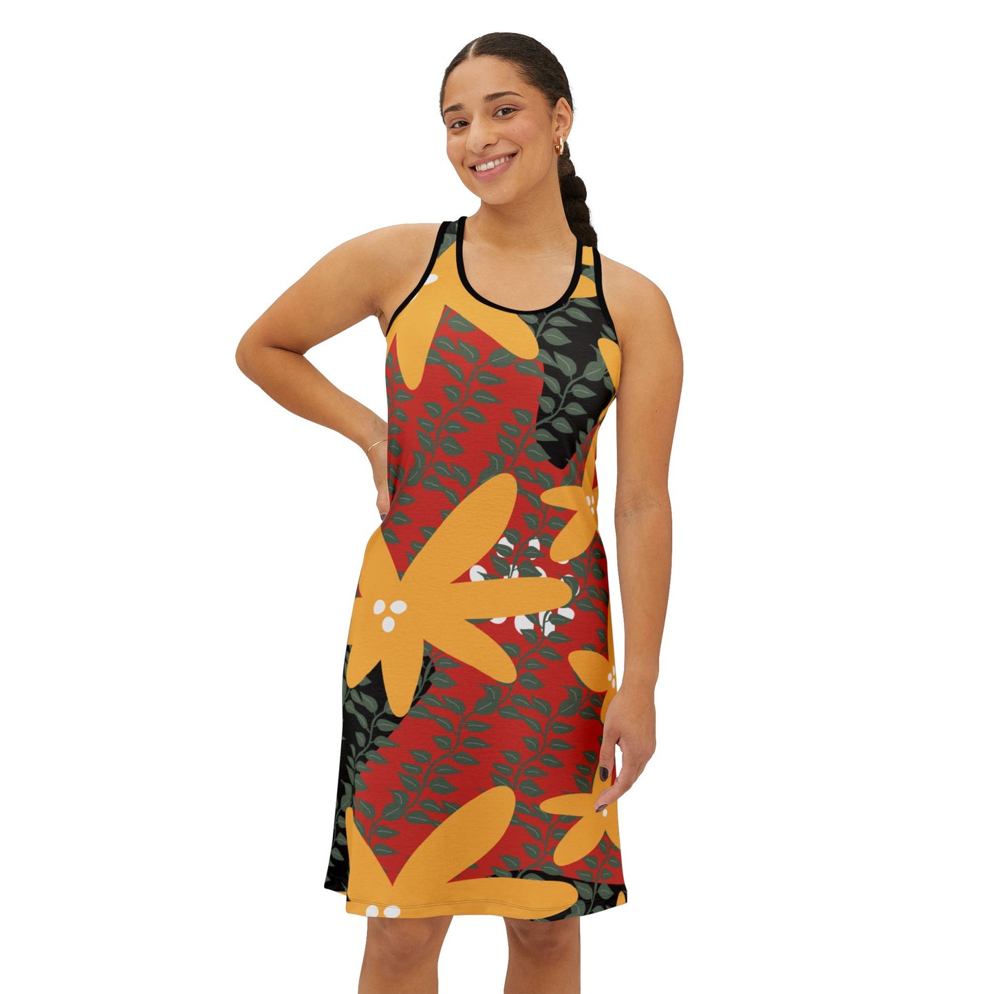 Bohemian Floral Racerback Dress B