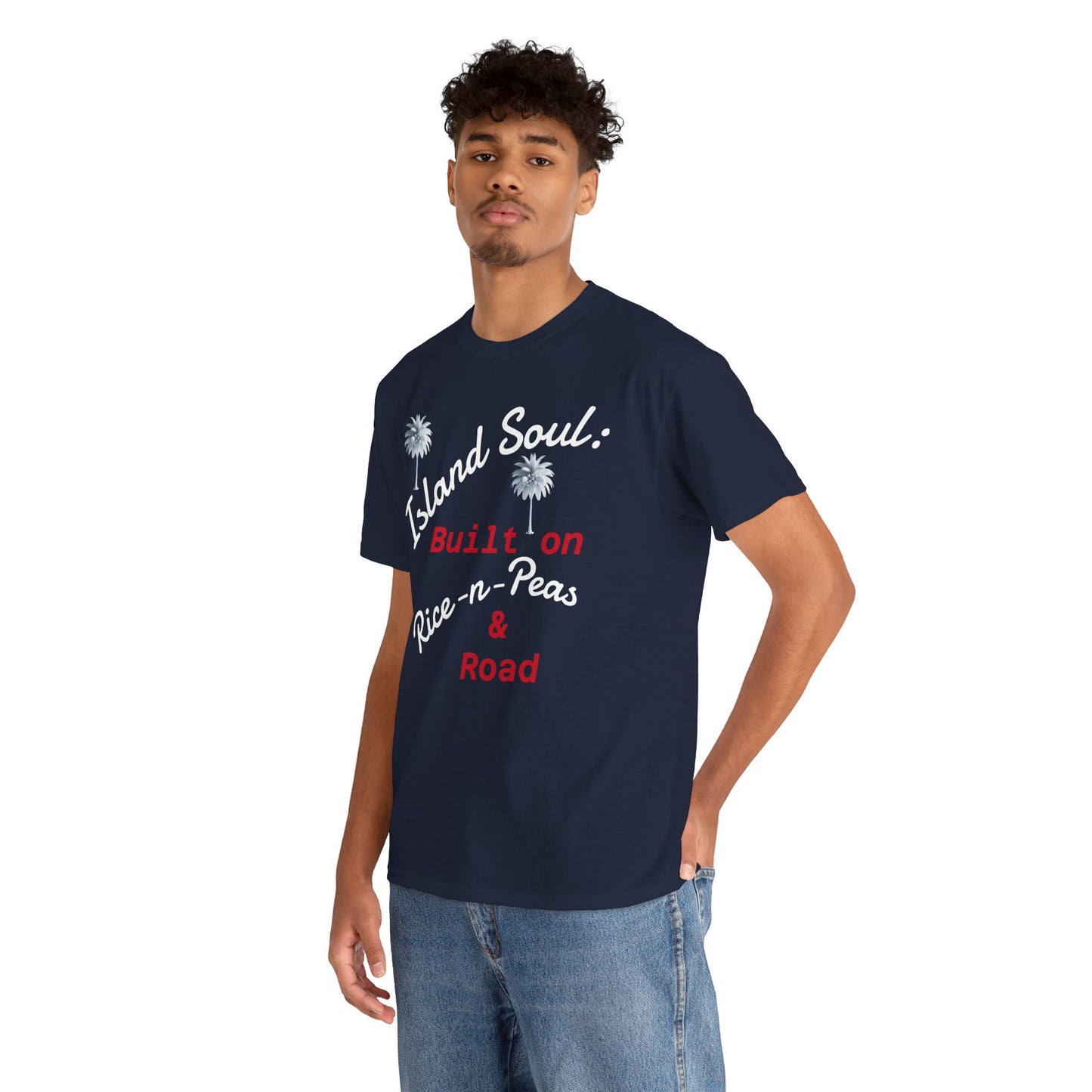 Island Soul Unisex Tee - Built on Rice-n-Peas & Road