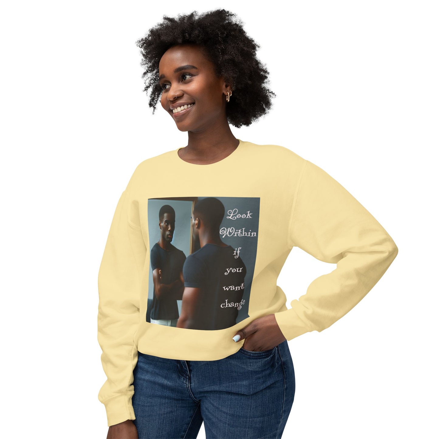 Look Within Unisex Crewneck Sweatshirt