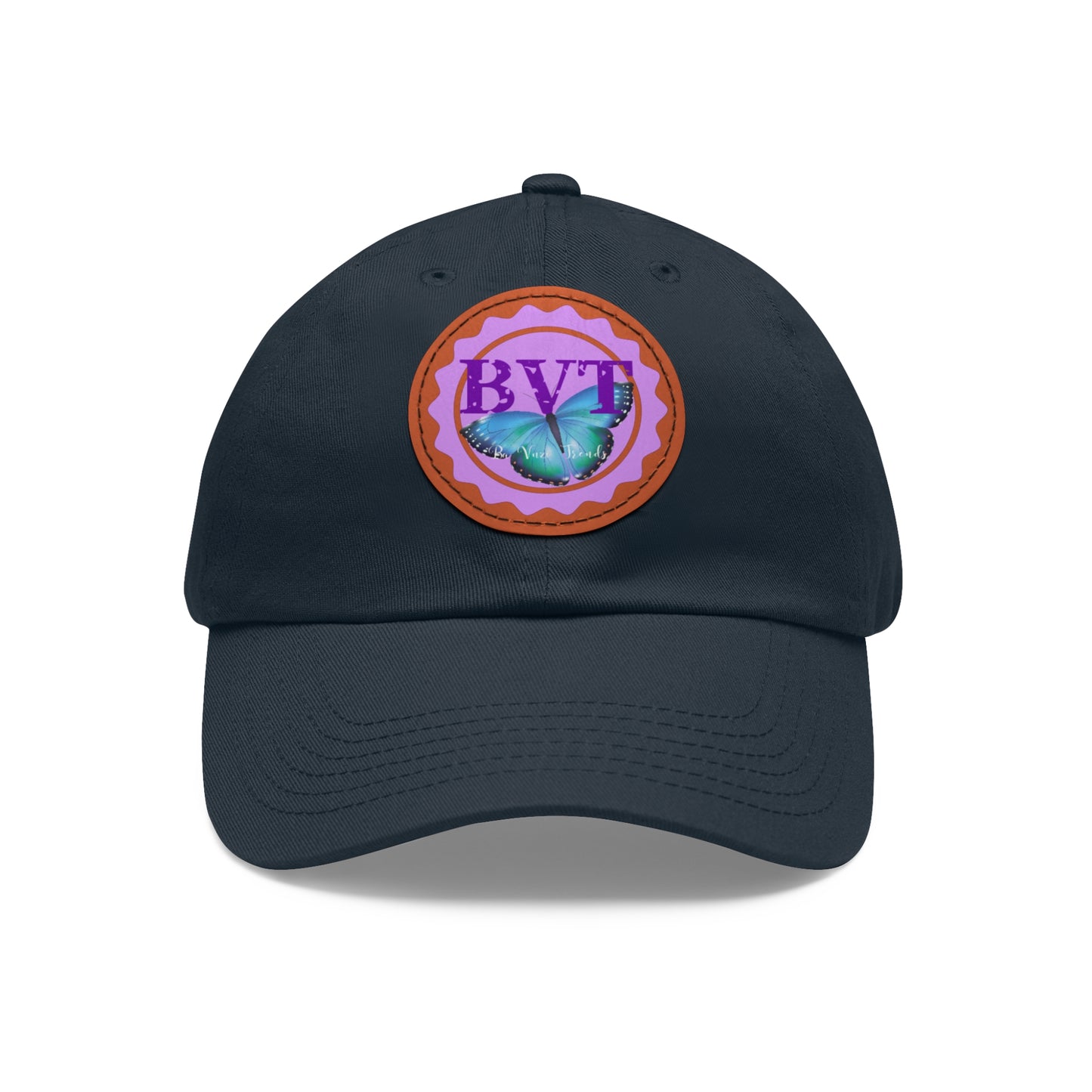 Ba Vuzi Trends Hat Leather Patch (Rd)