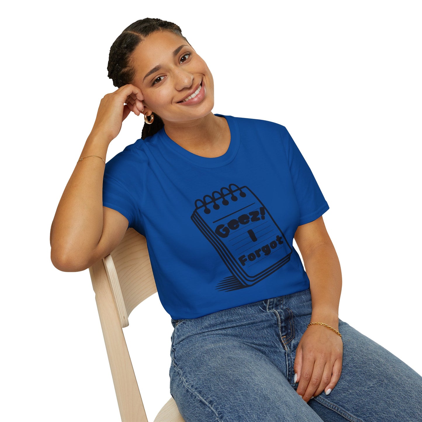 Funny Reminder Unisex Softstyle Tee for Forgetful Friends, Everyday Humor Shirt