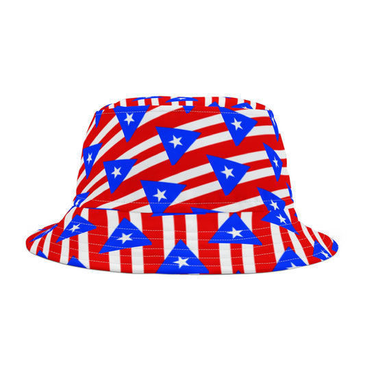 Puerto Rico Hat Mini Patterned Bucket