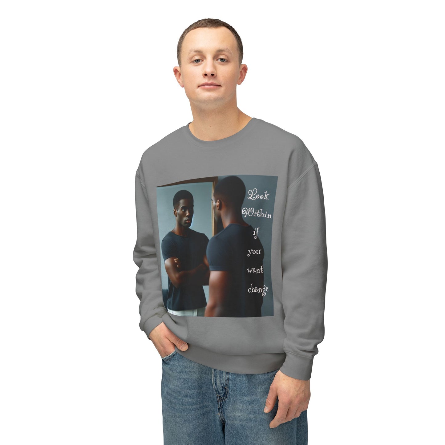 Look Within Unisex Crewneck Sweatshirt