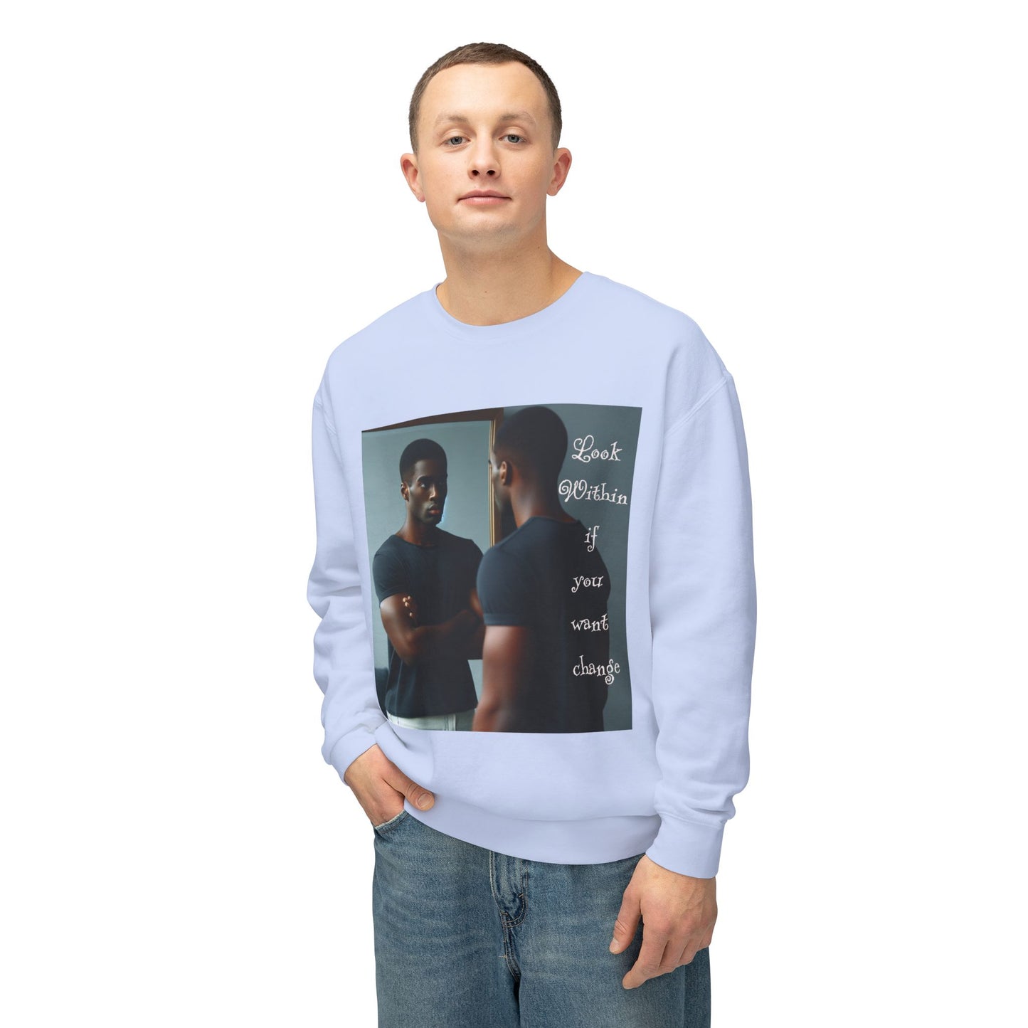 Look Within Unisex Crewneck Sweatshirt