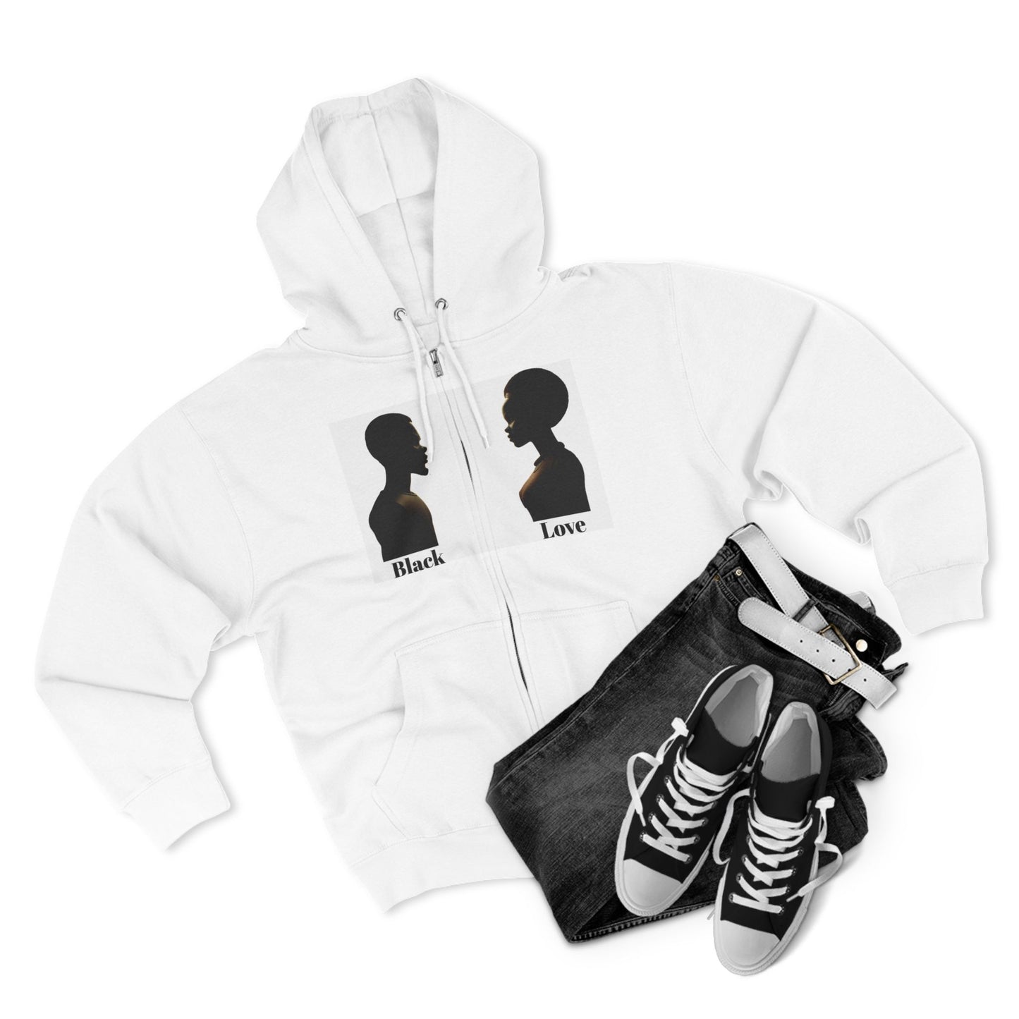 "Black Love" Unisex Zip Hoodie