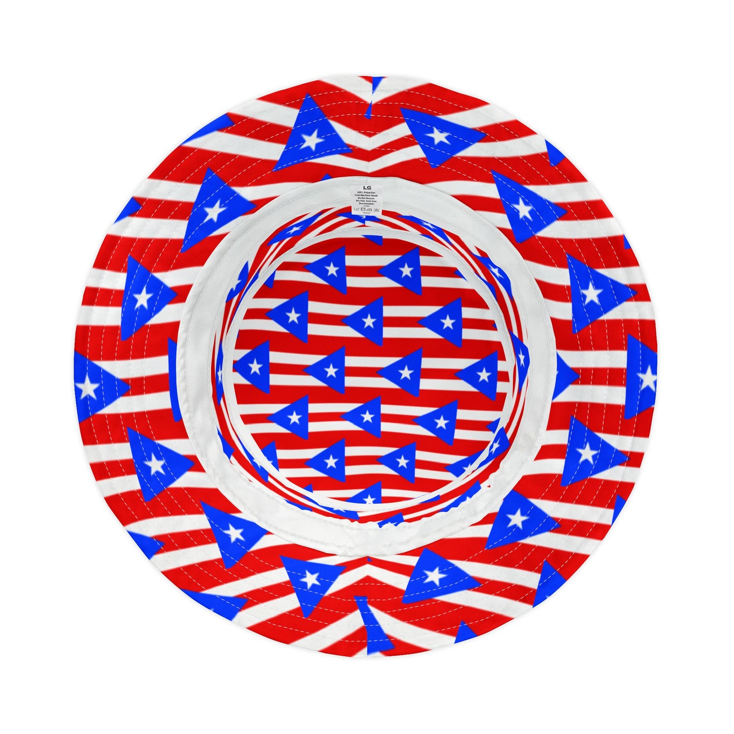 Puerto Rico Hat Mini Patterned Bucket