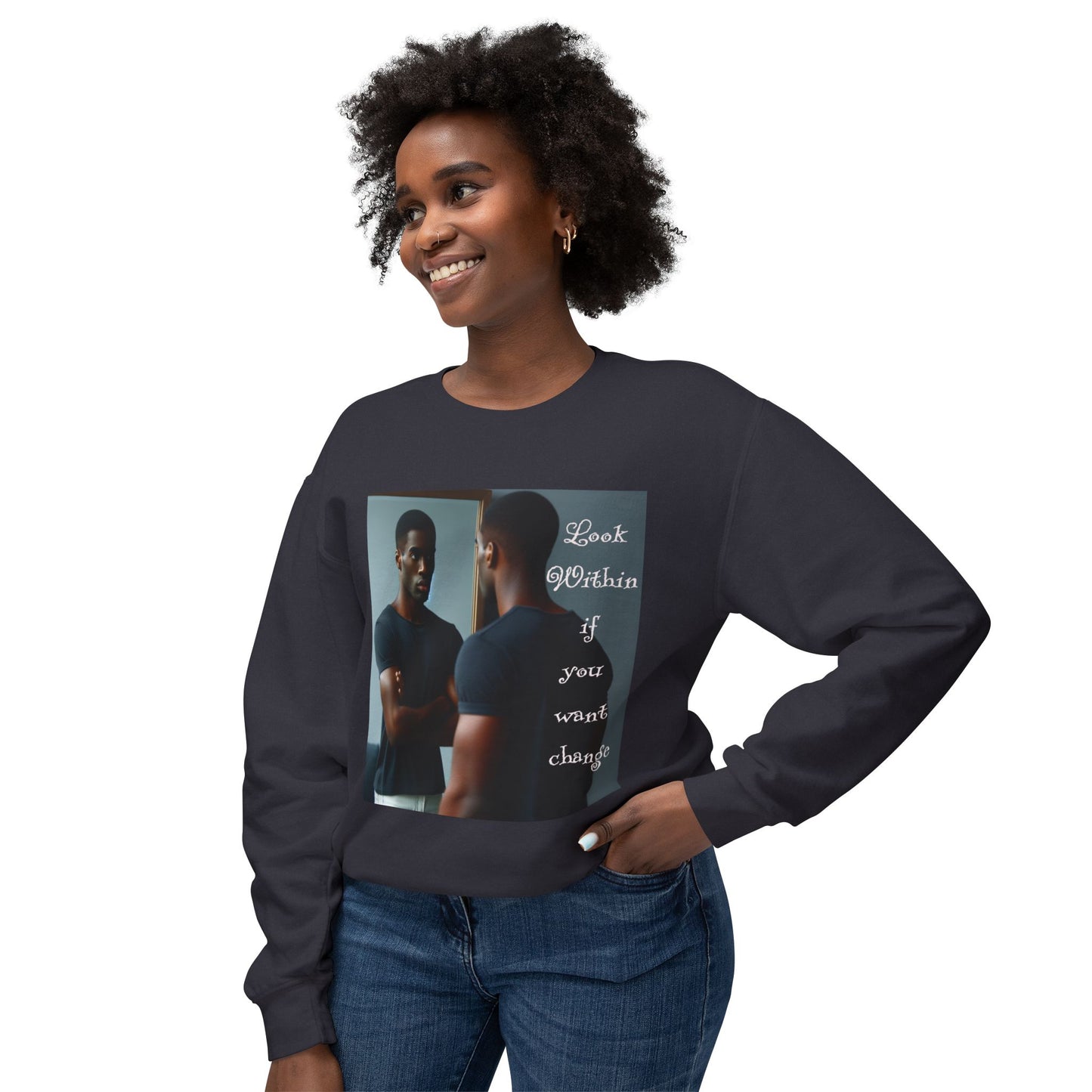 Look Within Unisex Crewneck Sweatshirt